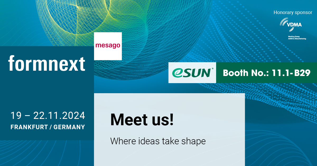 eSUN at Formnext 2024: Spotlight on Aesthetic PLA-UV Color Change Filament